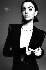 LILY COLLINS in Elle Spian, December 2025