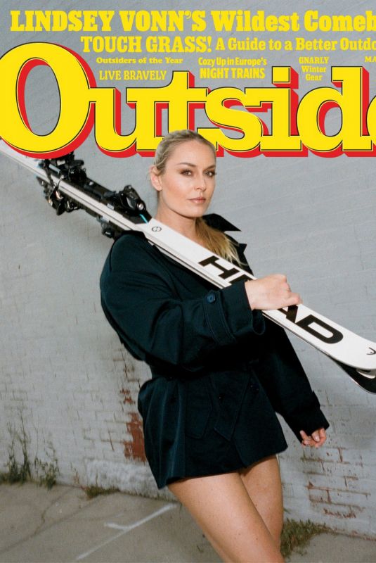 LINDSEY VONN in Outside Magazine, Winter 2025