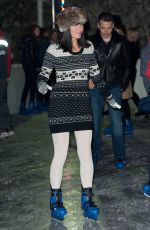 LINZI STOPPARD at Christmas Ice Rink at Tower of London 11/19/2010