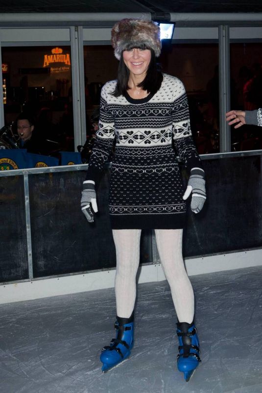 LINZI STOPPARD at Christmas Ice Rink at Tower of London 11/19/2010