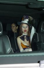 MADELAINE PETSCH Arrives at Vas J Morgan