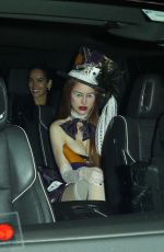 MADELAINE PETSCH Arrives at Vas J Morgan