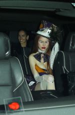 MADELAINE PETSCH Arrives at Vas J Morgan