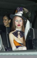 MADELAINE PETSCH Arrives at Vas J Morgan