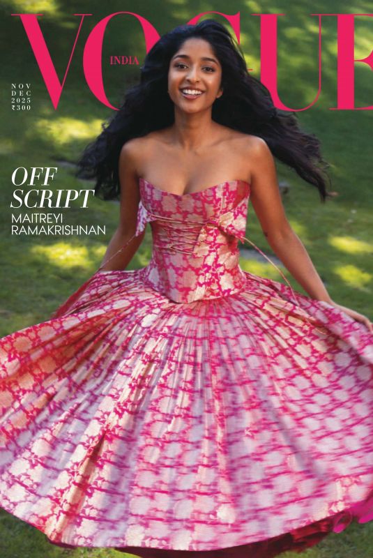 MAITREYI RAMAKRISHNAN in Vogue India, November/December 2025