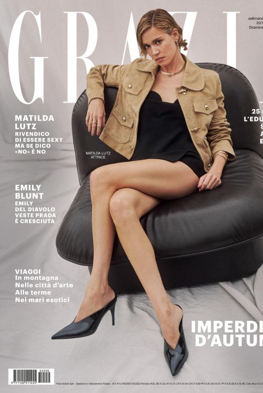MATILDA LUTZ in Grazia Italy, November 2025