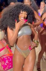 MEGAN THEE STALLION Walks Runway at Tory Lanez