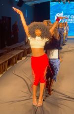 MEGAN THEE STALLION Walks Runway at Tory Lanez