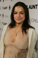 MICHELLE RODRIGUEZ at Just Cavalli Hosts Flaunt Magazine