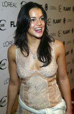 MICHELLE RODRIGUEZ at Just Cavalli Hosts Flaunt Magazine
