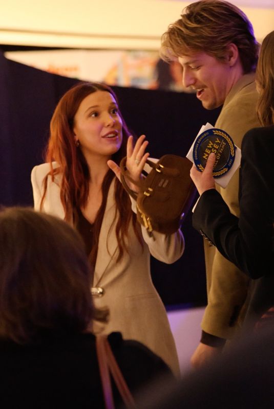 MILLIE BOBBY BROWN at New Jersey Hall of Fame Induction Ceremony in East Rutherford 11/21/2025