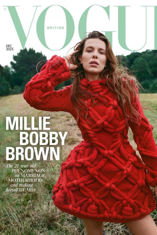 MILLIE BOBBY BROWN for British Vogue, December 2025