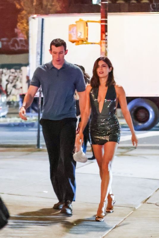 MONICA BARBARO and Callum Turner Film Scenes for One Night Only in New York City 11/12/2025