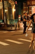MONICA BARBARO Filming Scenes for One Night Only in SoHo in New York City 11/07/2025