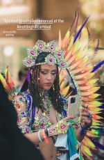 NATHALIE EMMANUEL at at Notting Hill Carnival