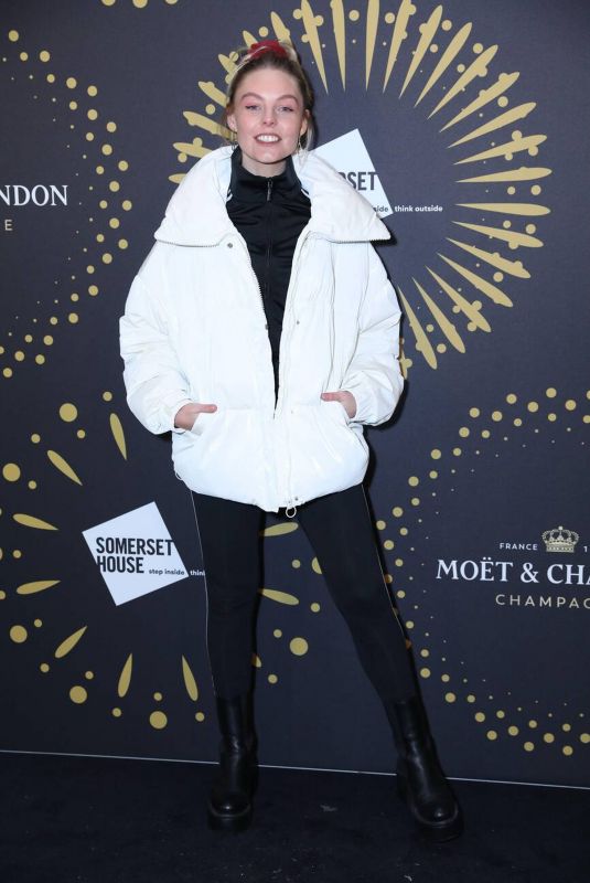NELL HUDSON at Launch of Skate at Somerset House with Moet & Chandon in London 11/15/2022