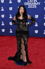 NICKI NICOLE at 26th Latin Grammy Awards at MGM Grand Garden Arena in Las Vegas 11/13/2025