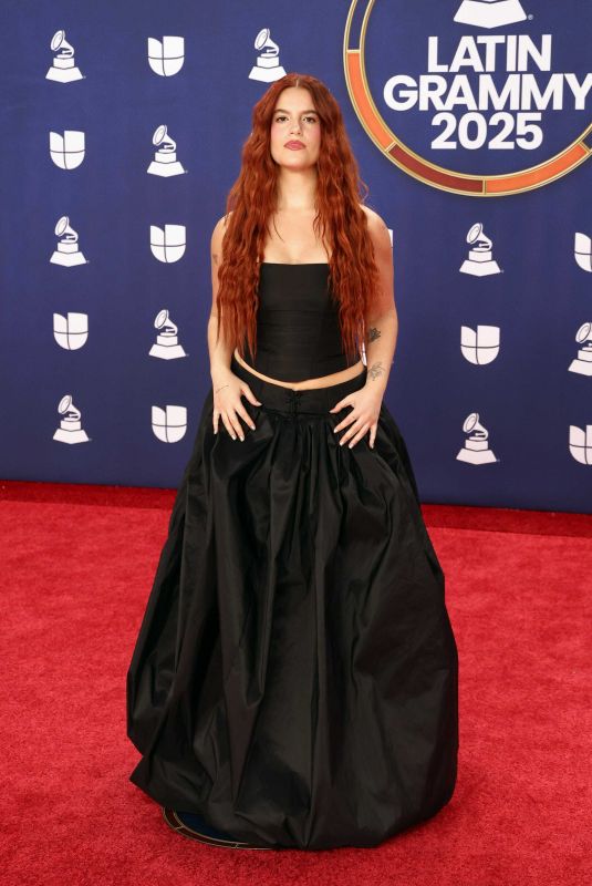 NICOLE ZIGNAGO at 26th Latin Grammy Awards at MGM Grand Garden Arena in Las Vegas 11/13/2025