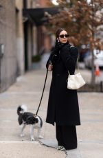 NINA DOBREV Out with Her Dog in Greenwich Village in New York City 11/13/2025