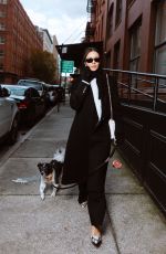 NINA DOBREV Out with Her Dog in Greenwich Village in New York City 11/13/2025