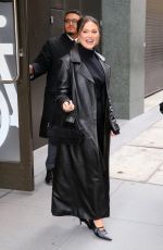 OLIVIA HOLT Arrives at Live with Kelly and Mark in New York City 11/11/2025