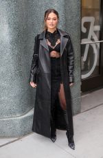 OLIVIA HOLT Arrives at Live with Kelly and Mark in New York City 11/11/2025