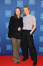 OLIVIA WILDE at King Hamlet Premiere at 2025 DOC NYC at SVA Theater in New York City 11/14/2025