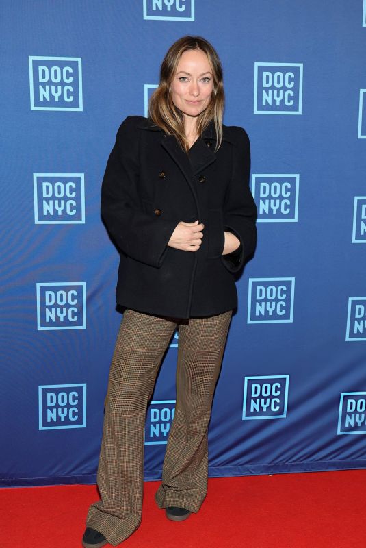 OLIVIA WILDE at King Hamlet Premiere at 2025 DOC NYC at SVA Theater in New York City 11/14/2025