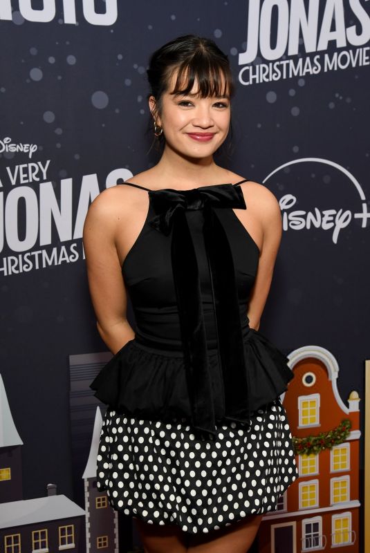 PEYTON ELIZABETH LEE at A Very Jonas Christmas Movie World Premiere in New York City 11/10/2025