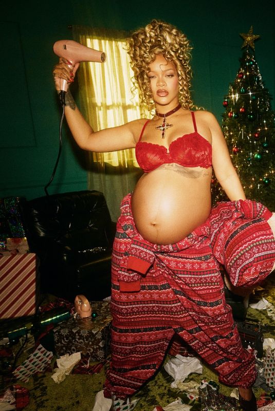 Pregnant RIHANNA for Savage x Fenty: Forever Savage Onesies, October 2025