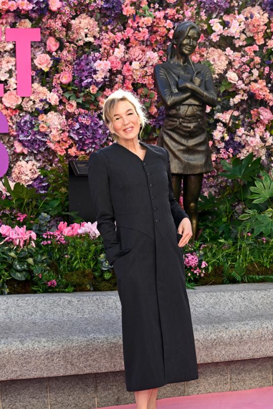 RENEE ZELLWEGER at Bridget Jones Statue Unveiling in London 11/17/2025