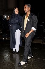 RIHANNA and A$AP Rocky Arrives at 2025 CFDA Fashion Awards in New York 11/03/2025