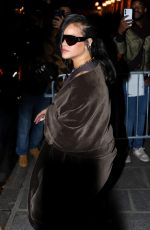 RIHANNA and A$AP Rocky Leaves Their Hotel in Paris 11/06/2025