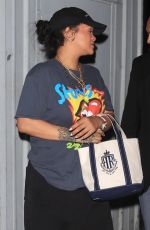 RIHANNA at Costume Shopping in West Hollywood 10/31/2025