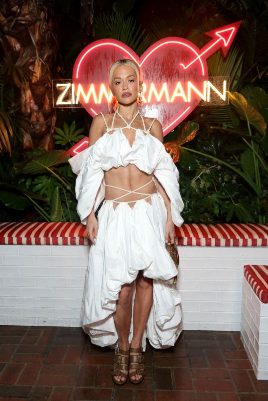 RITA ORA at ZIMMERMANN Cruise ’26 RTW Collection Celebration at Chateau Marmont in Los Angeles 11/14/2025
