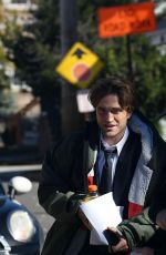 Robert Pattinson On the set of 