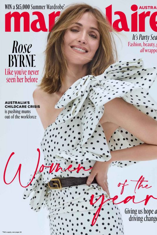 ROSE BYRNE in Marie Claire Australia, December 2025