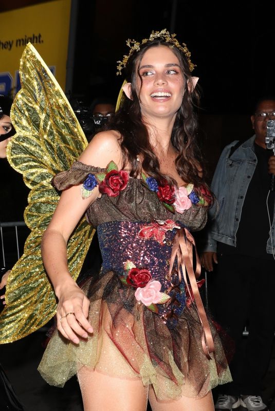 SARA SAMPAIO Arrives at Halloween Party at Chateau Marmont in Los Angeles 10/31/2025