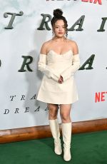 SARAH JEFFERY at Train Dreams Premiere in Los Angeles 11/03/2025