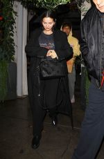 SELENA GOMEZ Out for a Date Night at Saffy