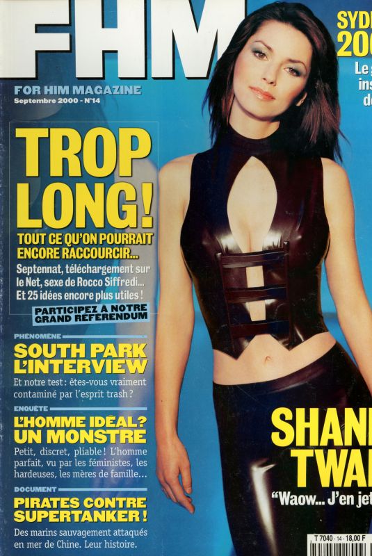 SHANIA TWAIN for FHM France, September 2000