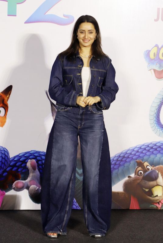 SHRADDHA KAPOOR at Trailer Launch of Film Hindi Version Zootopia 2 in Mumbai 11/08/2025