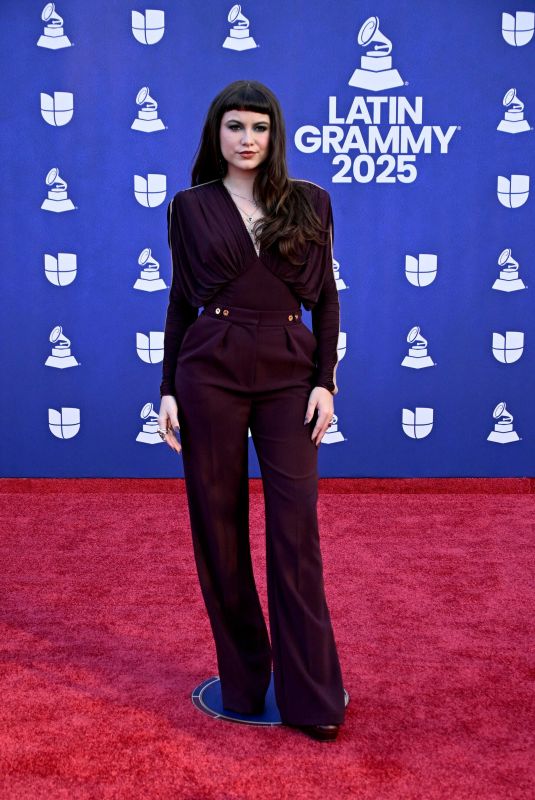 SOFIA REYES at 26th Latin Grammy Awards at MGM Grand Garden Arena in Las Vegas 11/13/2025