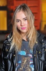 SUKI WATERHOUSE and CARA DELEVINGNE at Skate Presented by Tiffany & Co. at Somerset House in London 11/21/2011