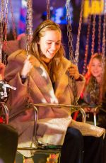 SUKI WATERHOUSE Out at Winter Wonderland in London 11/20/2014