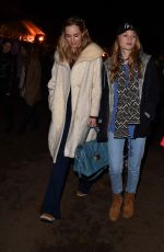 SUKI WATERHOUSE Out at Winter Wonderland in London 11/20/2014