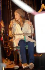 SUKI WATERHOUSE Out at Winter Wonderland in London 11/20/2014