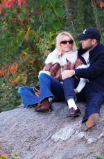 SYDNEY SWEENEY and Scooter Braun Out Kissing at Bryant Park in New York City 11/04/2025