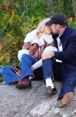 SYDNEY SWEENEY and Scooter Braun Out Kissing at Bryant Park in New York City 11/04/2025