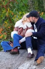 SYDNEY SWEENEY and Scooter Braun Out Kissing at Bryant Park in New York City 11/04/2025
